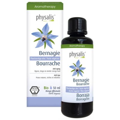 PHYSALIS  Bourrache Huile V&eacute;g&eacute;tale Bio Anti-&acirc;ge