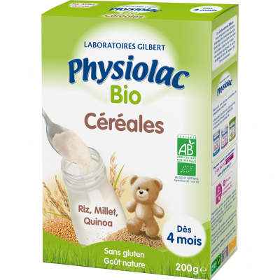 PHYSIOLAC  Bio C&eacute;r&eacute;ales Instantan&eacute; 4 mois+ 200g