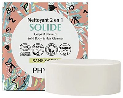 PHYT S Phyt's Nettoyant 2 en 1 Solide Corps & Cheveux - Pain 109 ml