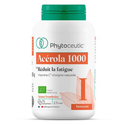 PHYTOCEUTIC  Ac&eacute;rola 1000 75 Comprim&eacute;s - Bo&icirc;te 75 Comprim&eacute;s