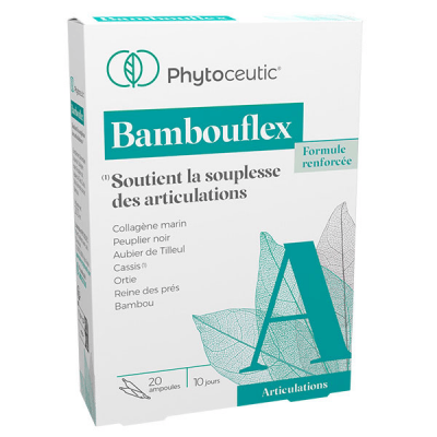 PHYTOCEUTIC  Phytoc Bambouflex 20Ampx10Ml - Bo&icirc;te 20 ampoules de 10 ml