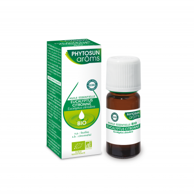 PHYTOSUN AROMS PHYTOSUN Ar&ocirc;ms Huile essentielle d'Eucalyptus citronn&eacute;bio flacon 10ml