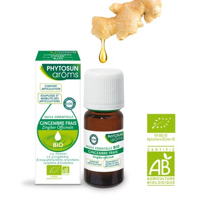 PHYTOSUN AROMS PHYTOSUN Ar&ocirc;ms Huile essentielle de Gingembre flacon 5ml