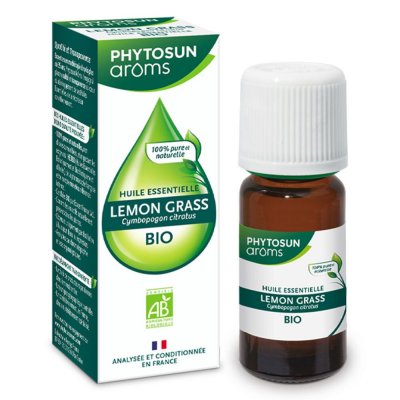 PHYTOSUN  Ar&ocirc;ms Huile essentielle de Lemongrass flacon 10ml