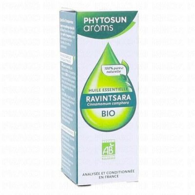 PHYTOSUN  Ar&ocirc;ms Huile essentielle de Ravintsara Bio 10ml