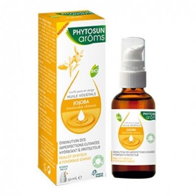 PHYTOSUN AROMS  Huile V&eacute;g&eacute;tale Jojoba Bio, 50ml