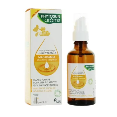 PHYTOSUN AROMS Phytosun ar&ocirc;ms Macadamia Huile V&eacute;g&eacute;tale Bio Visage et Corps