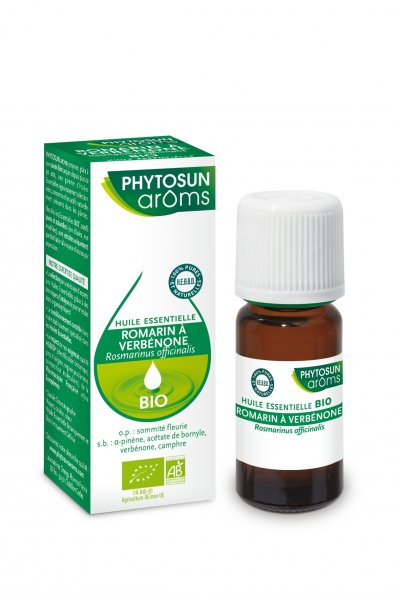 PHYTOSUN AROMS Phytosun Ar&ocirc;ms Rosmarino al Verb&eacute;none Olio Essenziale Bio 5ml