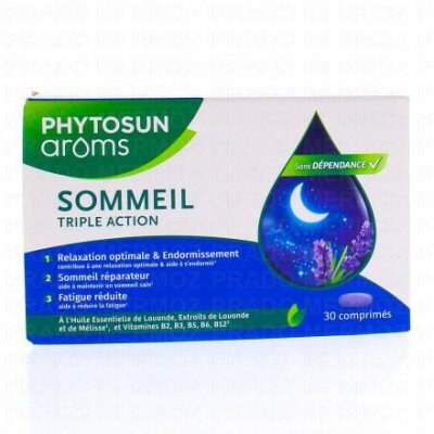 PHYTOSUN AROMS PHYTOSUN Ar&ocirc;ms Sommeil Triple Action 30 comprim&eacute;s