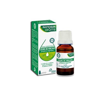 PHYTOSUN  - Huile Essentielle De C&egrave;dre De Virginie - Flacon De 5 Ml
