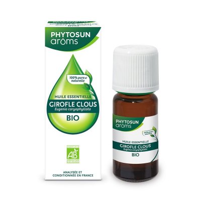 PHYTOSUN AROMS PHYTOSUNAROMS Huile essentielle de girofle clous bio flacon 10ml