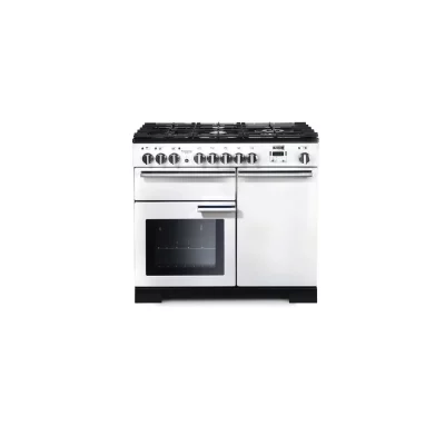 FALCON Piano de cuisson  BLANC CHROME 100 CM GAZ PDL100DFWH/C-EU