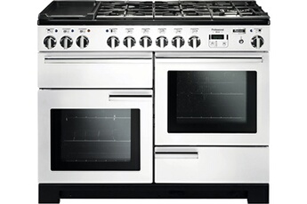 FALCON Piano de cuisson  BLANC CHROME 110 CM MIXTE PDL110DFWH/C-EU