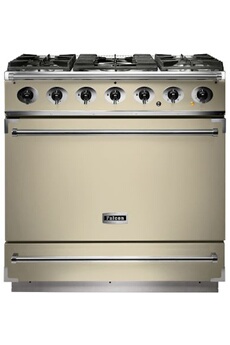 FALCON Piano de cuisson  CREME CHROME 90 CM GAZ F900SDFCR/CM-EU