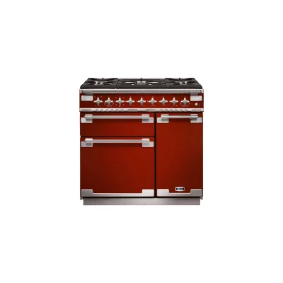FALCON Piano de cuisson  ELS90DFRD/-EU Mixte 90 rouge