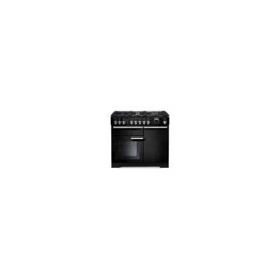FALCON Piano de cuisson  NOIR CHROME 100 CM GAZ PDL100DFGB/C-EU