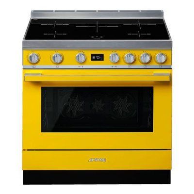 SMEG Piano de cuisson  Portofino CPF9IPYW Jaune