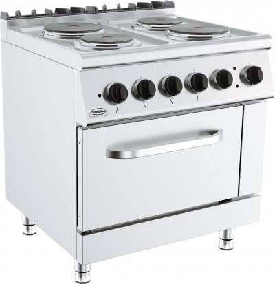  Piano de Cuisson sur Four Electrique - Profondeur 700 - Combisteel