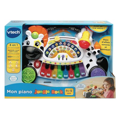 VTECH BABY Piano z&egrave;bre Jungle rock 