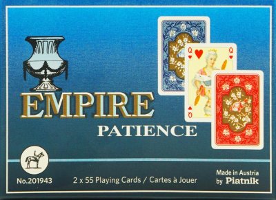 PIATNIK  Coffret de 2 jeux de cartes EMPIRE Multicolore 