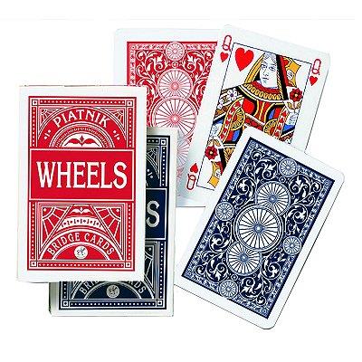 PIATNIK  jeu de 55 cartes - wheels bridge : rouge 1392R
