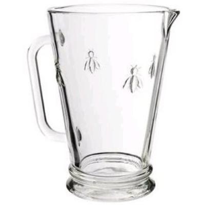 LA ROCHèRE Pichet en verre press&eacute; - 1l - abeille