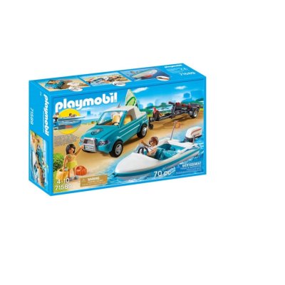 Pick-up de surfeur avec speedboat