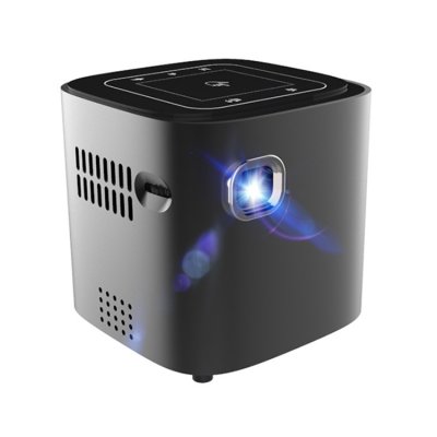 YONIS Picoprojecteur Android 7.1 DLP Mini Vid&eacute;oprojecteur Tactile WiFi Bluetooth