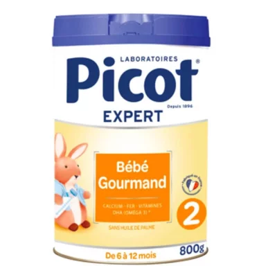 PICOT  Expert lait b&eacute;b&eacute;gourmand 2&egrave;me age 6-12 mois 800g