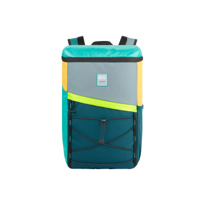 PICTURE  - Patchwork Kepler DPack 22 - Sac &agrave; dos journ&eacute;e bleu