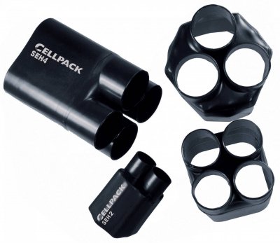 CELLPACK Pi&egrave;ce de d&eacute;rivation thermor&eacute;tractable 4 sorties SEH4/28-9/B 148844 1 pc(s)