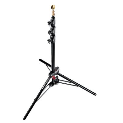 MANFROTTO Pied alu mini compact noir avec air comprim&eacute; (211cm / 4kg) - 1051BAC