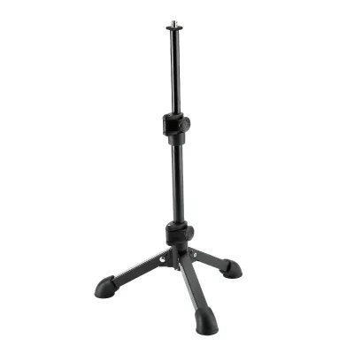 K&M Pied de micro de table t&eacute;l&eacute;scopique noir - K&M 23150