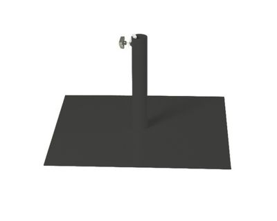 EZPELETA Pied de parasol 18kg FLAT pour parasol EOLO  Gris Anthracite