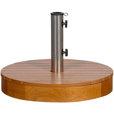 M&S Pied de parasol 49x49x37 cm en bois