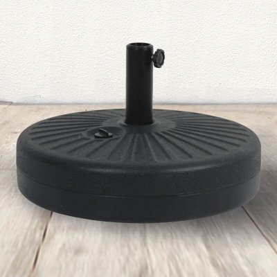 CONCEPT USINE Pied de parasol circulaire en plastique r&eacute;sistant 