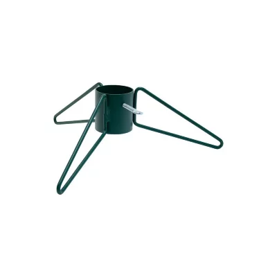 MANUTAN Pied de sapin 3 pieds fer rond vert sapin tube 7 cm 