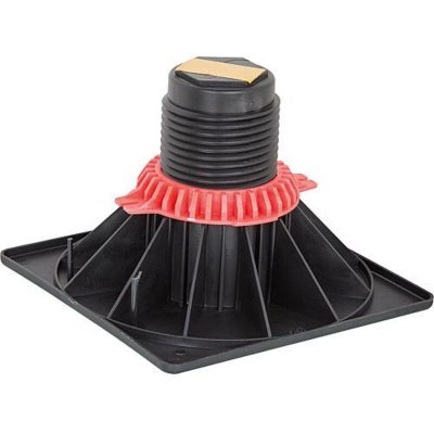 REGIPLAST Pied r&eacute;glable adh&eacute;sif  Hauteur 100 &agrave; 150 mm
