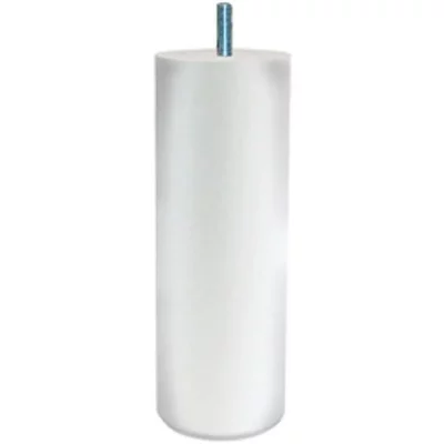 PIEDS CYLINDRIQUES S4 70X200 LAQUE BLANC cc