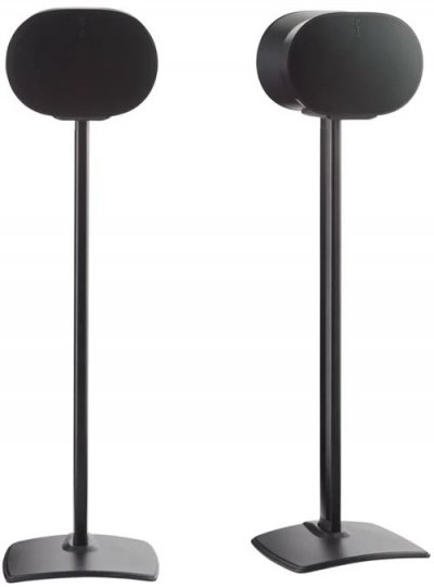 SANUS Pieds d'Enceinte WSSE32-B2 pour Sonos Era 300 - Lot de 2 - Noir
