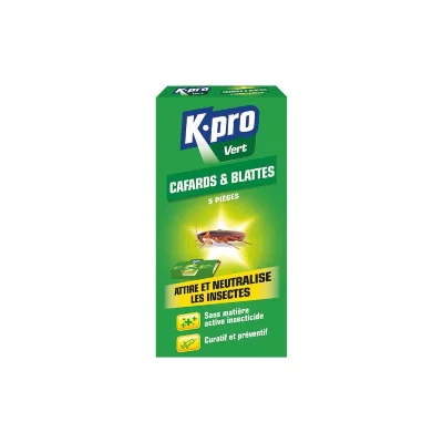 KAPO Pi&egrave;ges &agrave; cafards et blattes  vert (x 5)