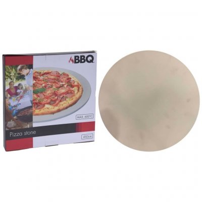 BBQ Pierre &agrave; pizza pour barbecue 30 cm Cr&egrave;me Progarden Cr&egrave;me