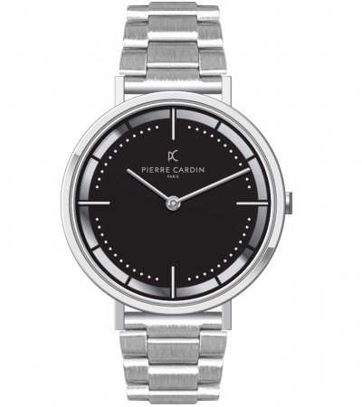 PIERRE CARDIN -Montre Analogique pour Hommes &agrave; movement Quartz en Acier inoxydable - CBV.1028