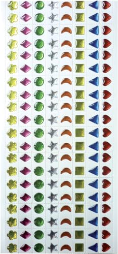 Q-CONNECT Pierres autocollantes / Sachet de 320 strass autocollantes