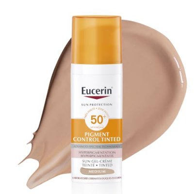 EUCERIN Pigment control Gel-Cr&egrave;me SPF50+ Teint&eacute; 50ml Sun Protection 