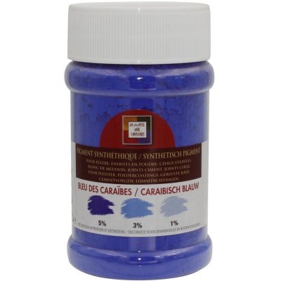 RICHARD COLORANTS Pigment en poudre La malle aux couleurs bleu des cara&iuml;bes 250ml