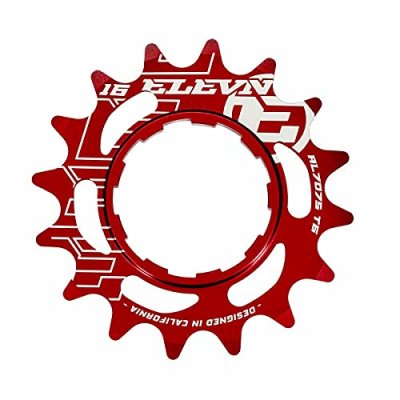 ELEVN Pignon  aluminium shimano rouge