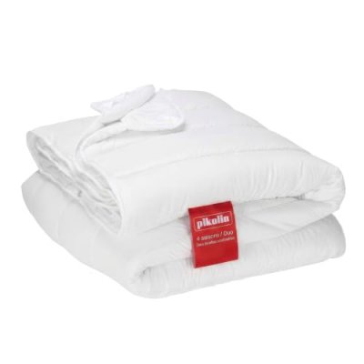 PIKOLIN  Home -Couette Duo 4 saisons en fibre anti-acariens 150 + 300 g/m&sup2;