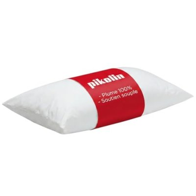 GENERIQUE Pikolin Home - Oreiller en fibre avec taie en coton anti-acariens - 50x30cm