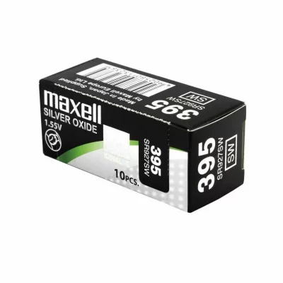 WOLFPACK Pila Boton Oxido De Plata 395 / SR927SW (Caja 10 Pilas)
